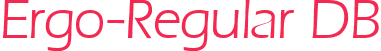 Ergo-Regular DB